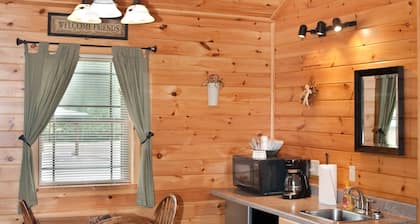 Private cabin with two double beds (sleeps 4)