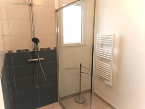 Shower, hair dryer