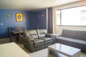 Deluxe-Apartment | Wohnzimmer