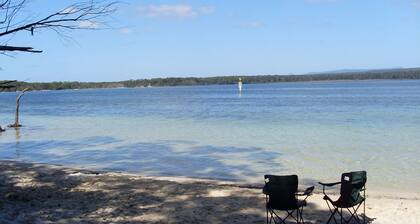 A stone's throw from Swan Lake....