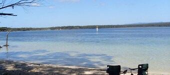 A stone's throw from Swan Lake....