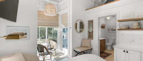 1 dormitori, planxa i posts de planxar, wifi gratuïta i roba de llit