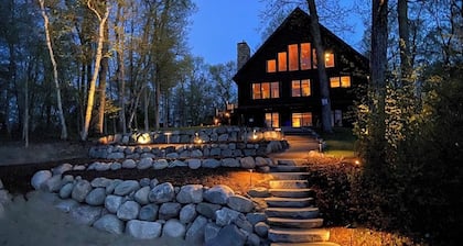 Summer oasis w/NEW HOT TUB overlooking Fawn Lake with private beach, SUPs/Kayaks