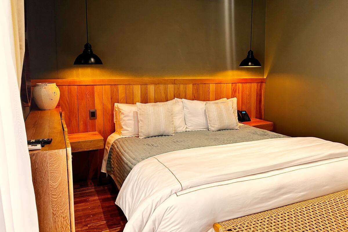 Design kamer | Hypoallergeen beddengoed, donsdekens, Select Comfort-bedden, gratis wifi