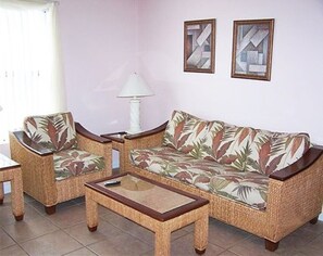 TV, DVD player, stereo