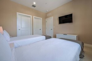 4 bedrooms, iron/ironing board, travel crib, WiFi