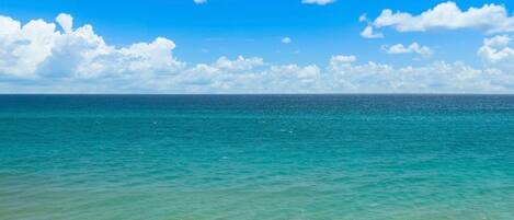 On the beach, beach towels