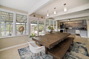 Dining - Quiet & Cozy Retreat with Fireplace  (Leander)