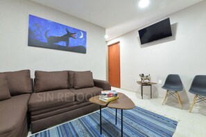 Living area - Departamento Premium Luxury a 5 min ITESM CEM D02 (Ciudad López Mateos)