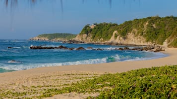 Beach nearby, white sand