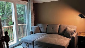 Una Smart TV, una chimenea