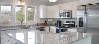 Private Murrells Inlet Waterfront 4 Bedroom 4 Bath Home on Marsh with Fire Pit