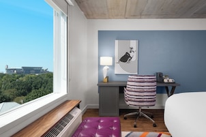 Desk, laptop workspace, iron/ironing board, WiFi (free)