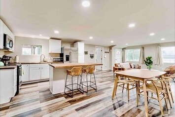 Open floor plan with a modern touch that feels like home away from home! Welcome to our country retreat that you will love!