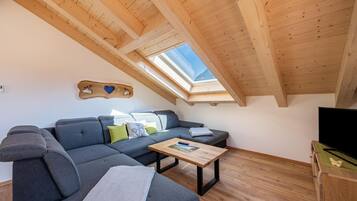 Fernseher, DVD-Player, Stereoanlage