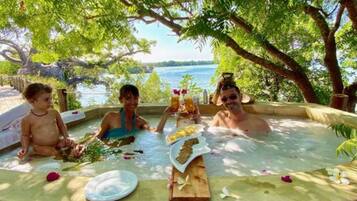 Kamar, 1 kamar tidur, akses difabel, Boleh Merokok | Bathtub spa outdoor