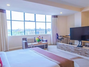 Room, 1 Bedroom, Accessible, Smoking | Living area - Prideinn Azure Hotel Nairobi 3 (Nairobi)