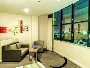 Room, 1 Bedroom, Accessible, Smoking | Living area - Prideinn Azure Hotel Nairobi 8 (Nairobi)