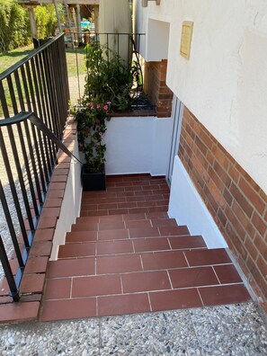 Apartment, 1 Bedroom, Patio, Garden View | Exterior detail - Cozy Furnished Basement Apartment (Hannover)
