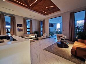 Condo, 1 Bedroom, Accessible, Smoking | Living area - 1br Luxury Condo Jacuzzi,gym Mountains View Ph04 (Santo Domingo)