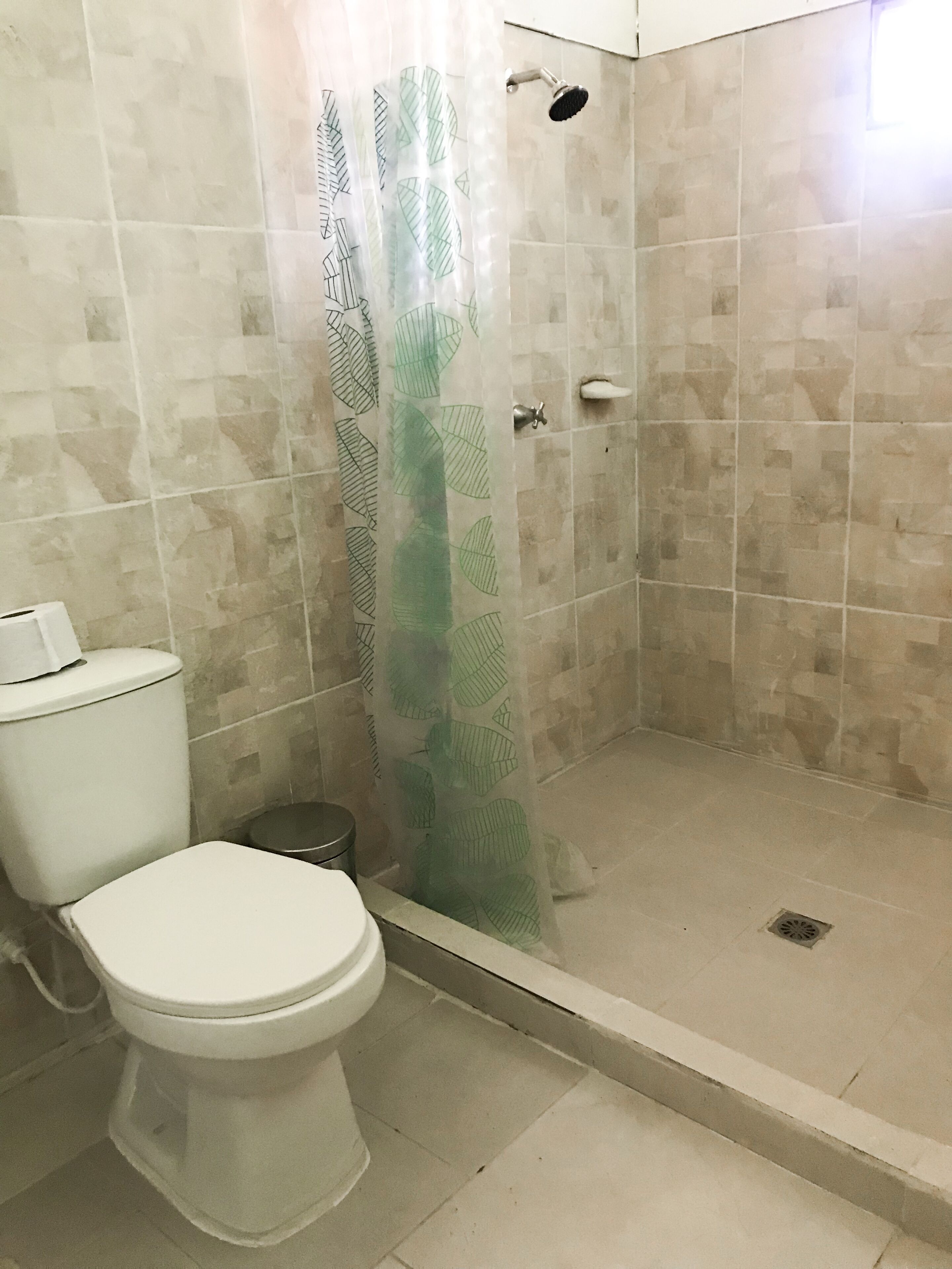 Room, 1 Bedroom, Accessible, Smoking | Bathroom shower