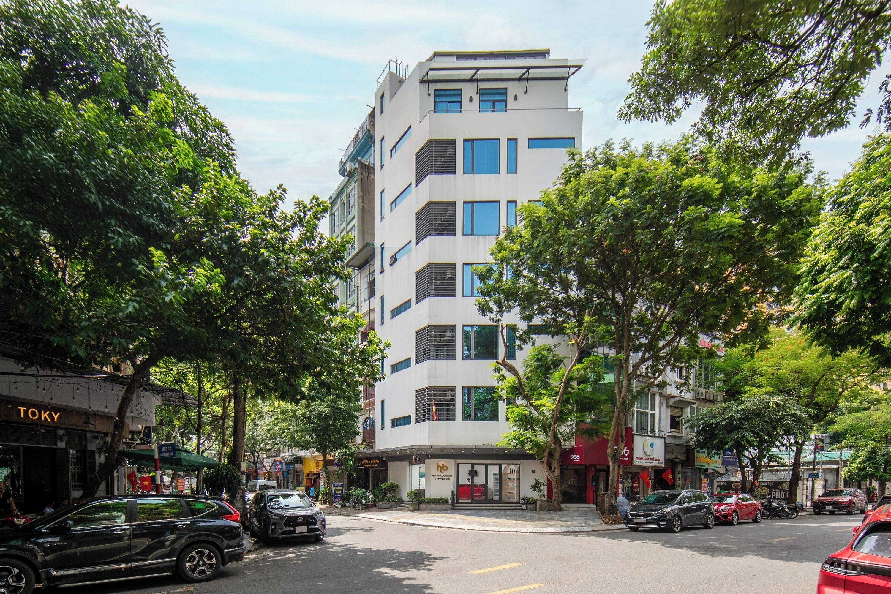 Façade de l’hébergement