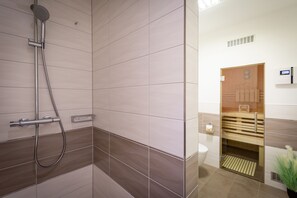 Shower, hair dryer, towels - Quartier 7, App. 02, Germany (Heringsdorf)