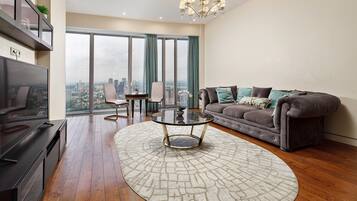 Panoramic-Apartment | 1 Schlafzimmer, Bügeleisen/Bügelbrett, kostenloses WLAN