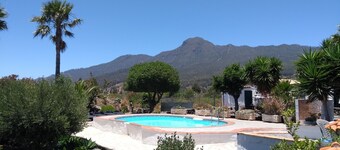pretty apartment with sun terrace in the subtropical garden with WiFi and pool