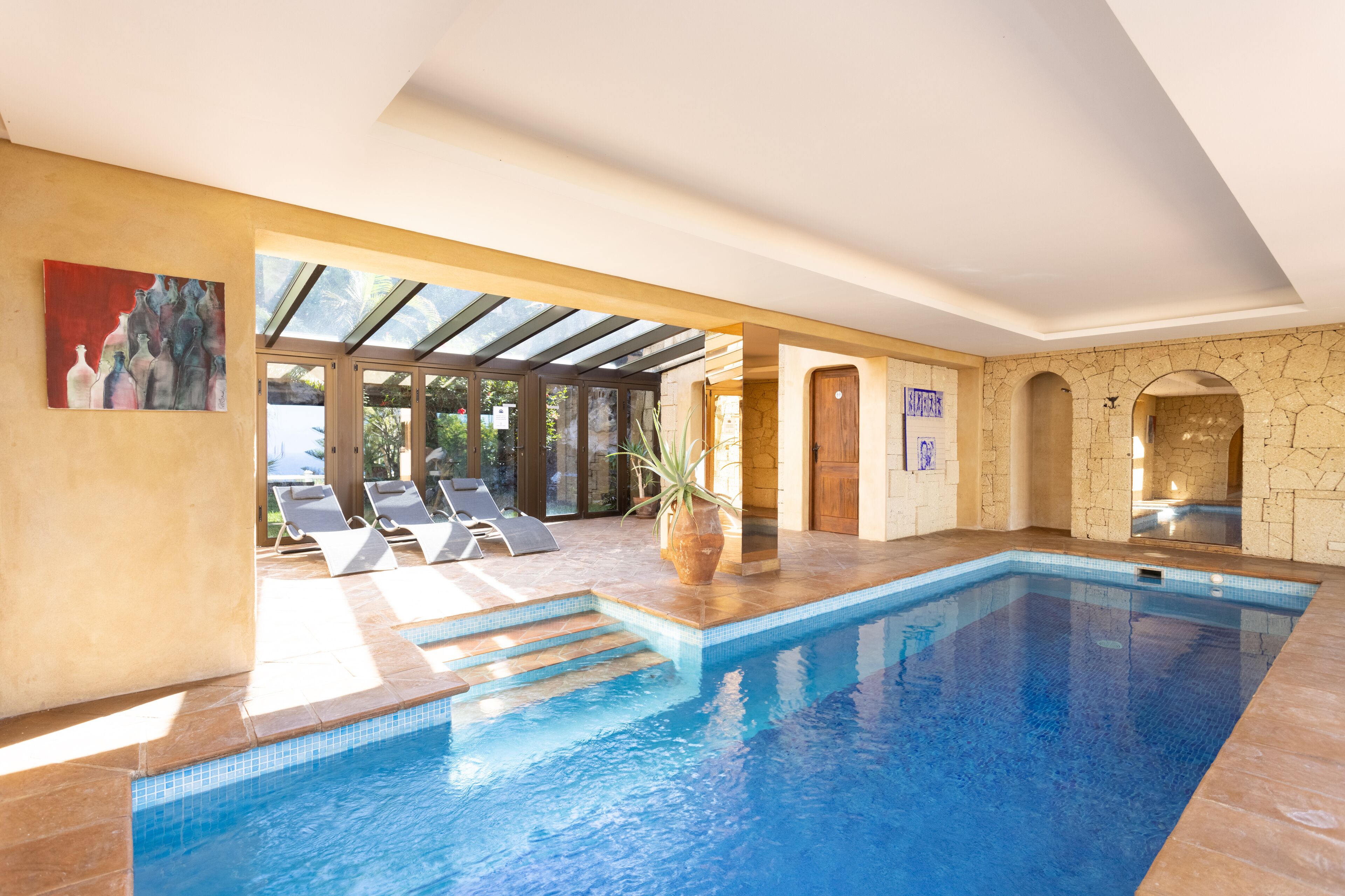 Piscine couverte, piscine chauffée