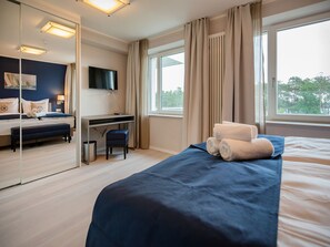 2 Schlafzimmer, Schreibtisch, kostenloses WLAN, Bettwäsche