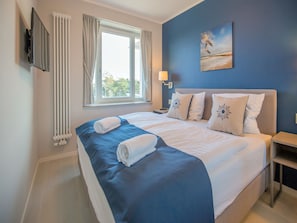 1 Schlafzimmer, kostenloses WLAN, Bettwäsche