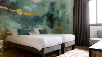 4 habitaciones y caja de seguridad en la habitación