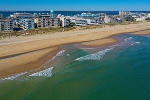 On the beach - Enjoy beautiful ocean views at this 3 bedroom, 2 bath oceanfront condo located downtown! (Ocean City)