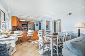 Interior - Enjoy beautiful ocean views at this 3 bedroom, 2 bath oceanfront condo located downtown! (Ocean City)