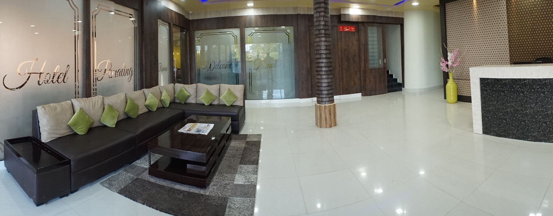 Sala de estar en el lobby