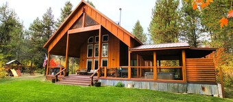 Donnelly Cabin | Hot Tub, Fire Pit, Near Lake Fun