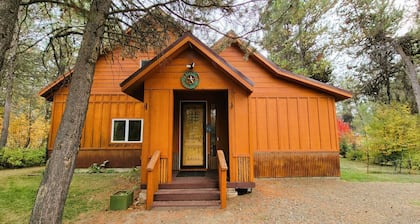 Donnelly Cabin | Hot Tub, Fire Pit, Near Lake Fun