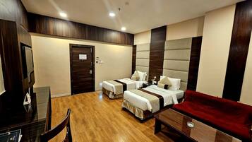 Super Deluxe Room | Down duvets, individually decorated, desk, iron/ironing board