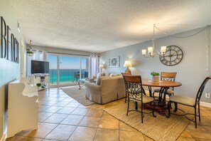 TV - D602 | Beachfront with Beach Service, Pool, & WiFi (Miramar Beach)