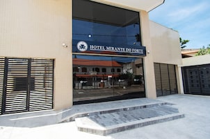 A szálláshely homlokzata