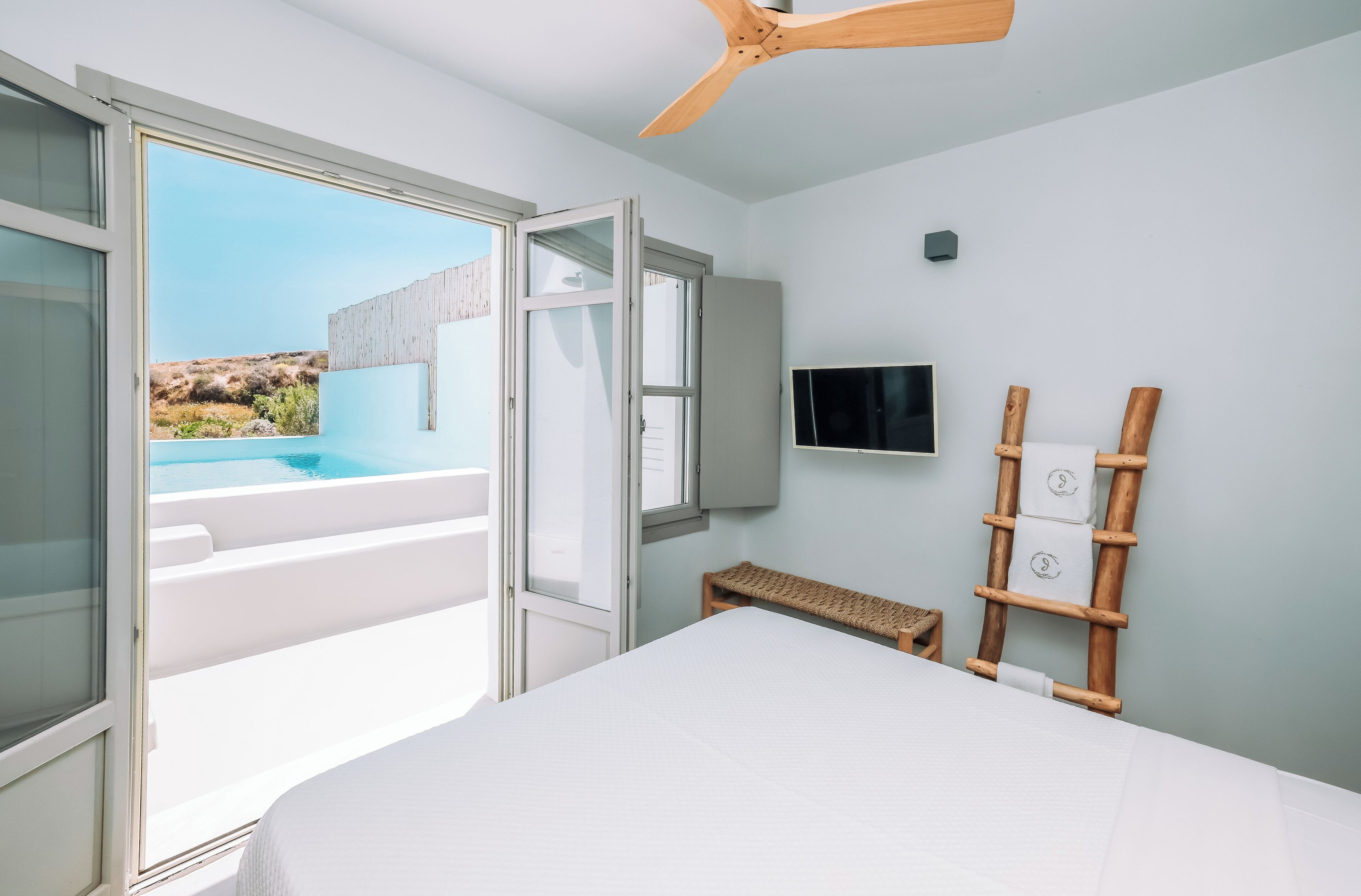Sunrise two-bedroom villa with private pool | Premium bedding, down comforters, pillowtop beds, in-room safe