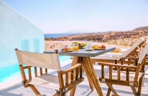 View from property - Thimari Lodge (Santorini)