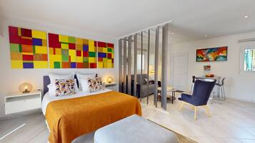 Superior suite | 1 slaapkamer, luxe beddengoed, donsdekens, Select Comfort-bedden