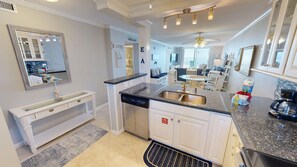 Condo, 2 Bedrooms | Private kitchen | Fridge, oven, stovetop, coffee/tea maker