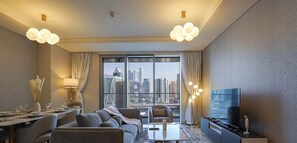 Appartement Standard, 2 chambres, accès à la piscine | Aire de séjour