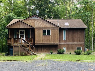 Private cabin with high speed WiFi, firepit, and waterfront at Lake Anna!