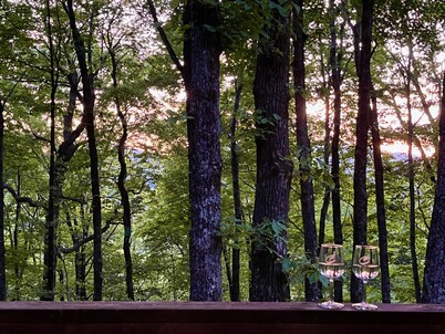 Peaceful Ivy Ridge - w/waterfalls, hikes + hot tub!