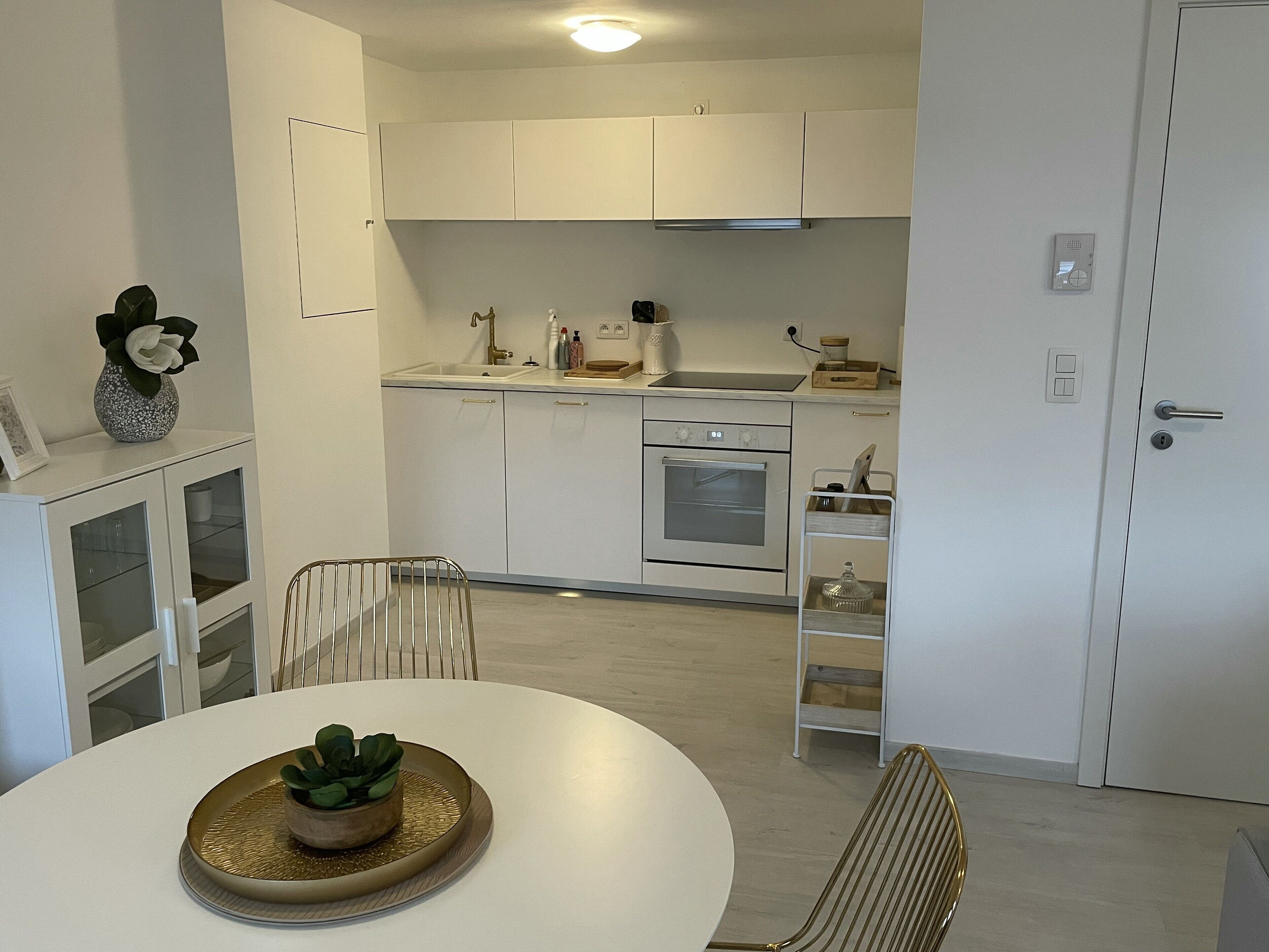 Refrigerador, horno, parrilla de estufa y lavavajillas 