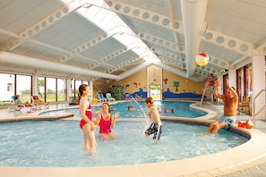 Indoor pool, a heated pool